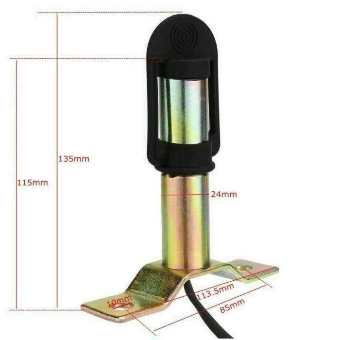 Gyrophares LED Orange 12V-24V Homologués ECE R65 E9 – 40 LED – 3 Modes Flash – Support Rotatif Flexible Camion / Tracteur