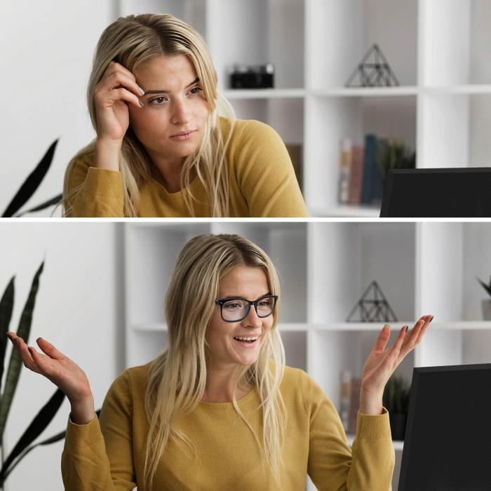 Lunettes lumière hotsell bleue sans correction
