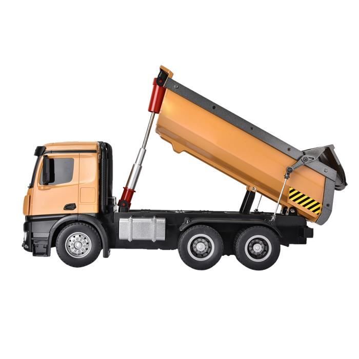 ♛HUINA 1573 1:14 RC Truck 10-CH Télécommande Dump Truck