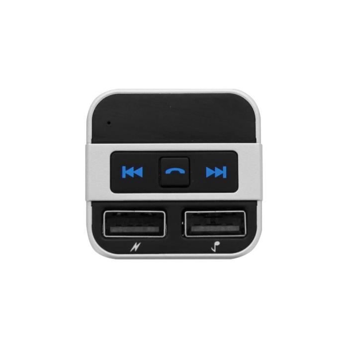 Transmetteur FM Bluetooth T'nB 3-en-1 - Kit Mains Libres Voiture + Ports USB - Pour Vieux Autoradio