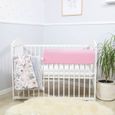Tour de lit bébé - TOTSY BABY - Rose - 90 cm - Respirant - Protège-lit en mousse-3