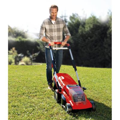 Einhell Tondeuse à Gazon Sans Fil 36V GE-CM 36/37 Li-Solo (37cm, 45L, 400m²) - Sans Batterie