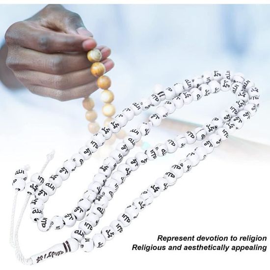 Perles de chapelet musulman 99 perles de prière musulmanes en