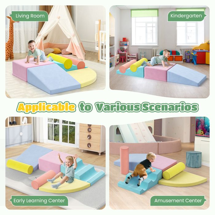 Blocs de construction en mousse pour enfants- Jouet Montessori pour ...