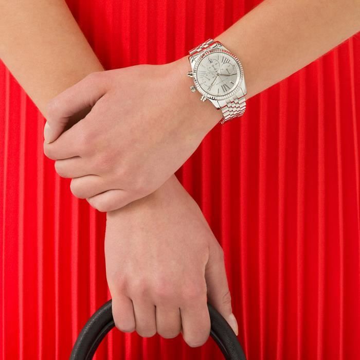Michael Kors Montre de Femme MK5555 Cadran Argente