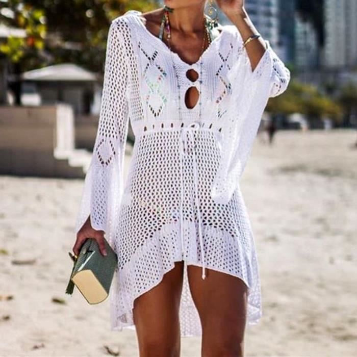 Tunique crochet plage new arrivals