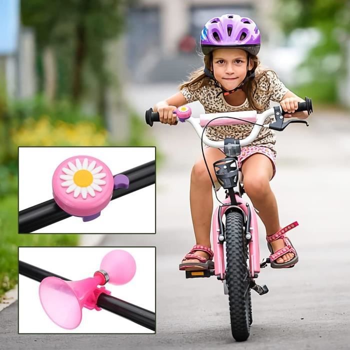Sonnette Vélo Licorne Pour Enfant – Klaxon Mignon En Alliage Alu, Son Clair Et Fort, S'adapte à Tous Les Guidons