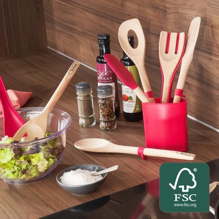 DI ORO Lot De 2 Grandes Cuillères De Cuisine En Silicone Pour