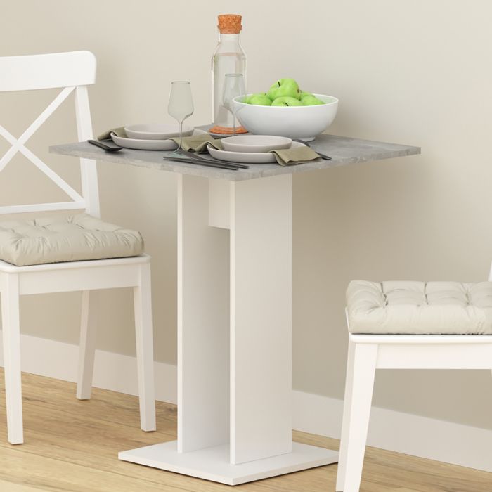 Table à Manger VICCO EWERT – Sonoma – 65x65x78 Cm – Bois Et MDF