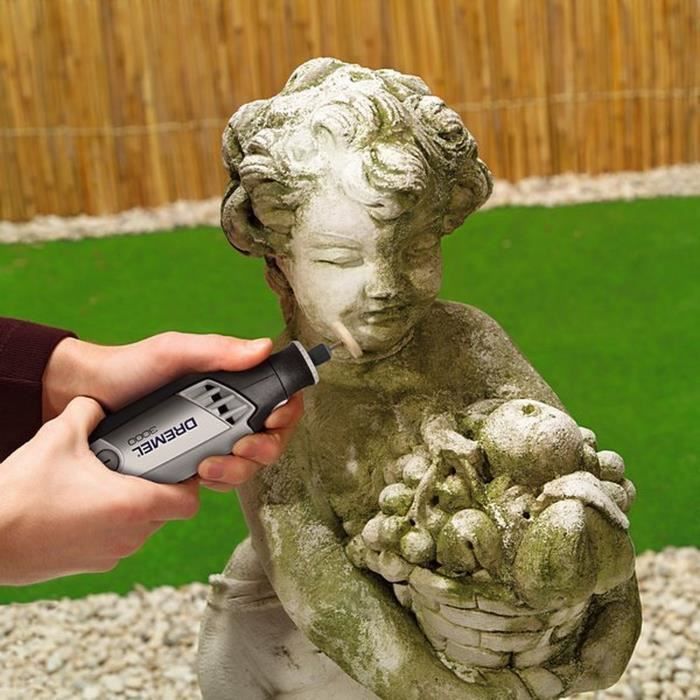 Dremel 3000 - Outil Rotatif Multifonction 130W Avec 15 Accessoires Et Sac + Mandrin SpeedClic Sans Clé