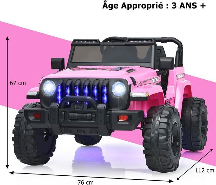 GOPLUS Voiture Electrique Enfants, Quad Electrique Enfant, Contrôle