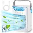 ®RisingFF Climatiseur portable 700 ml, mini refroidisseur d'air et mini climatiseur mobile portable avec poignée