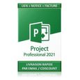 Microsoft Project 2021 Professionnel - 1 PC - Clé licence à télécharger-0