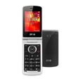 SPC Opal - Téléphone Mobile à clapet avec Grand écran, Grandes Lettres et Touches, Volume Extra Fort, Configuration à Distance-0