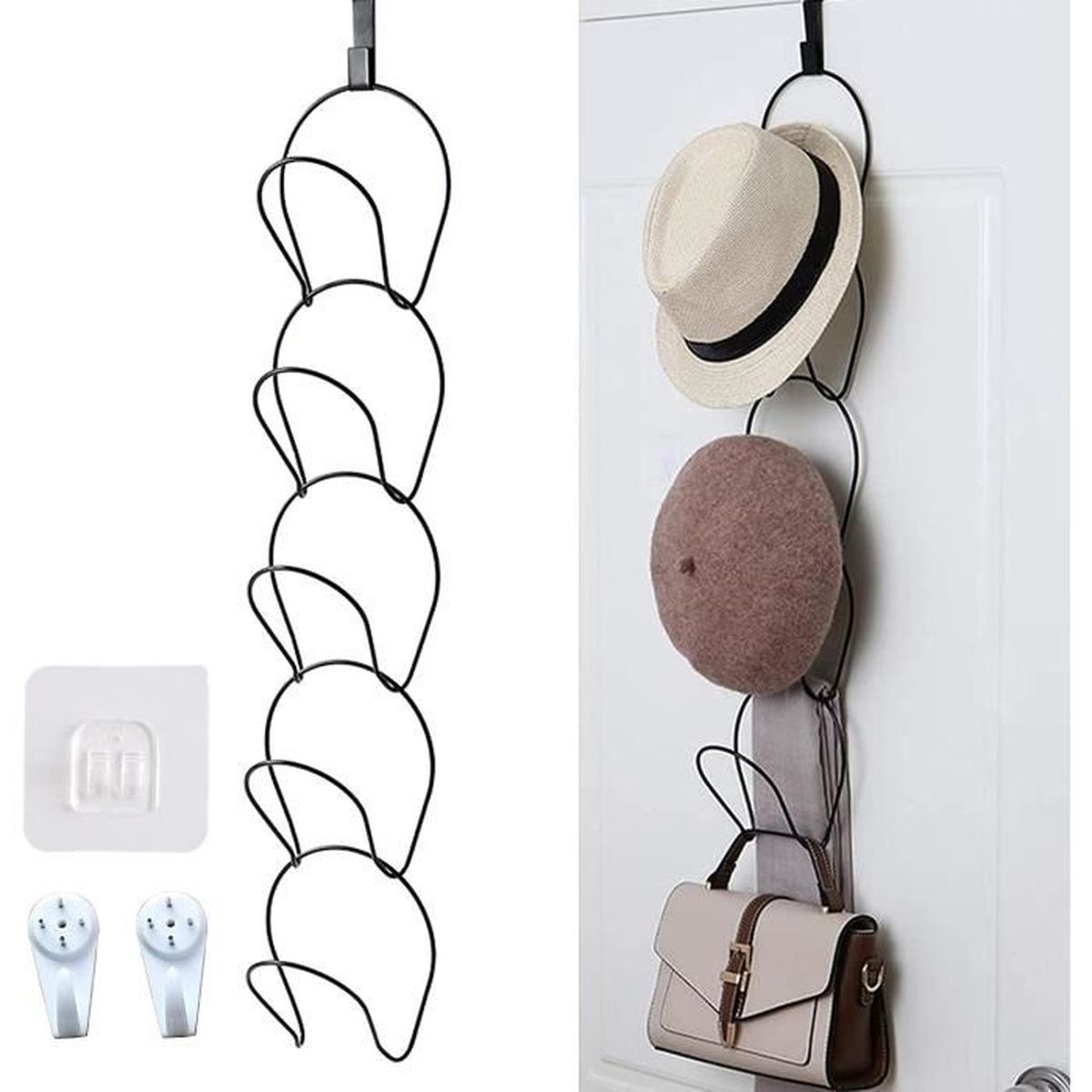 NOENNULL Ensemble De 2 Supports De Casquette De Baseball, Porte