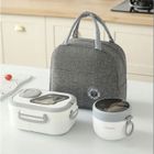 INOTEC Boite Repas lunch box avec Sac Isotherme et Couverts, 1200ml+600ml Lunch Bento Box Adulte Enfants pour Pique Nique, Travail, Ecole