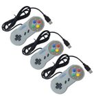 Exlene® 3 Pack Retro USB SNES Super Nintendo Game Controller Gamepad Joystick pour Windows PC / MAC