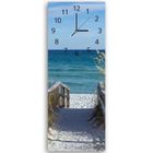 FEEBY Horloge murale, Route vers la plage 4 (I-14144) 25x70 cm