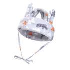 OMABETA Casque pour bébé Casque de Protection contre les chutes pour bébé, coussin de tête doux et puericulture kit Gris