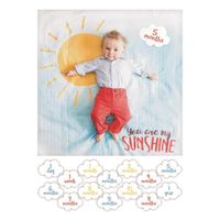 Lange en coton & cartes - "You are my sunshine"