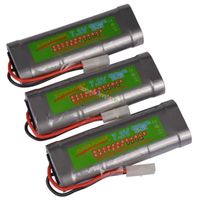Pack x3 ♣ 7.2V 4600mAh Accu Battery Rechargeable TAMIYA RC ♣ SUPER POWER ♣