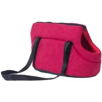 Panier de transport,Sac à dos Portable pour animal de compagnie,sacoche de voyage pour chien et chat,sacoche - Rouge -45cmx22cmx20cm