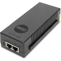 DIGITUS 10 Gigabit Ethernet PoE+ Injector,802.3at Power Pins3/6+,1/2-,30W