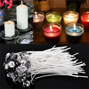 20PCS mèches de chandelles 20 cm coton Core Candle Making Supplies pretabbed
