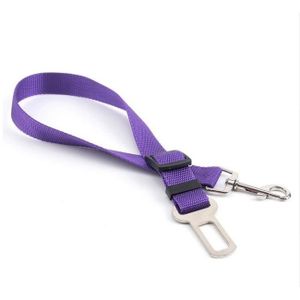 Réglable de Voiture avec Clip de Plomb De Ceinture Sécurité Petite Taille Violet Pawaboo Gilet de Sécurité pour Chien 
