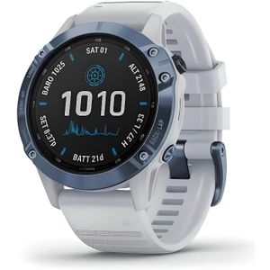 Achat Montre connectée Garmin fenix 6X Sapphire avec bracelet en cuir  010-02157-14