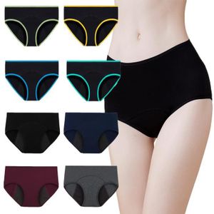 CULOTTE - SLIP Lot de 8 Culotte Menstruelle pour Adolescente Fill