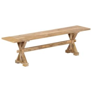 Vidaxl Banc D Entree 120x35x45 Cm Bois De Manguier Solide Achat Vente Banc Cdiscount