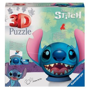 PUZZLE Puzzle 3D Ball Disney Stitch 72 pièces, Dès 6 ans,