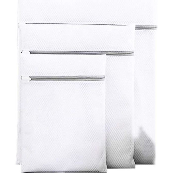 40x50cm - Morandi blanc - Sac À Linge Pour Machine À Laver, Filet Épais,  Pochette De Lavage De Vêtements Sale
