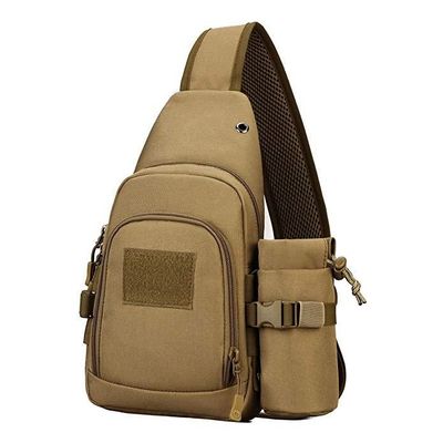 Sac Tactique De Poitrine Bandoulière - Tissu Oxford Gris, Neuf Avec étiquettes, Chasse/rando