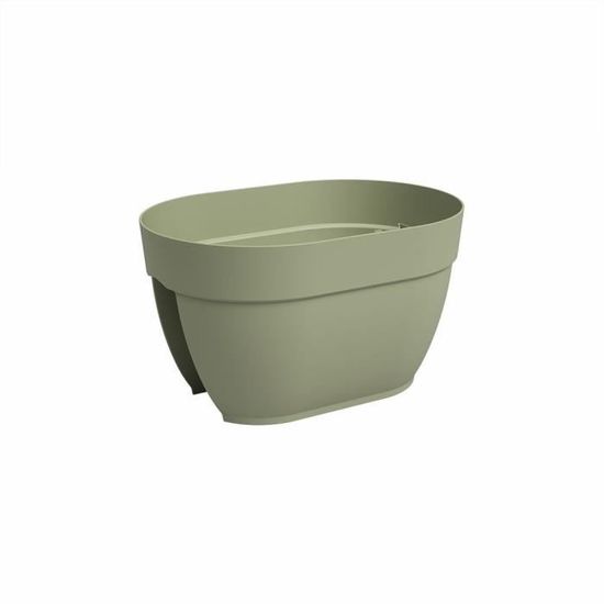 ARTEVASI Jardinière Venezia Avec Réserve D'Eau 60cm Blanc - Pot De Fleur Intérieur Extérieur