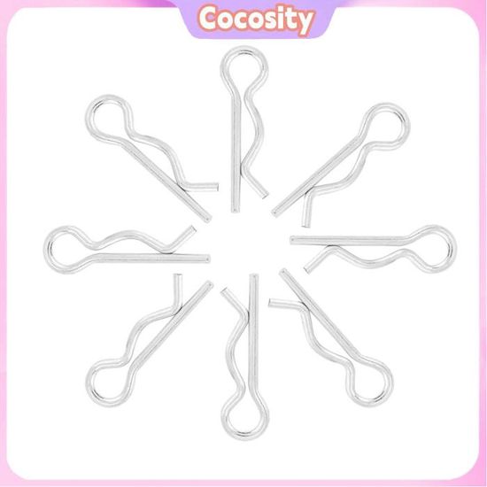 ECSiNG Lot De 8 Goupilles Fendues De Vélo 9 X 42 Mm - Cales De