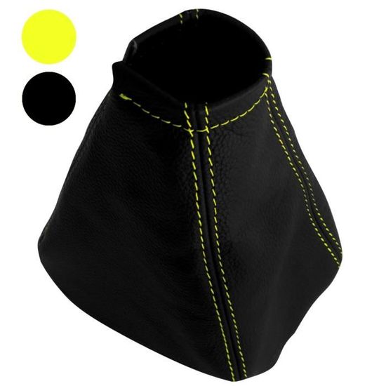 Soufflet Levier De Vitesse Cuir Véritable – Pour Mercedes ML W163 (1997-2005), Coutures Bleues, Look Premium