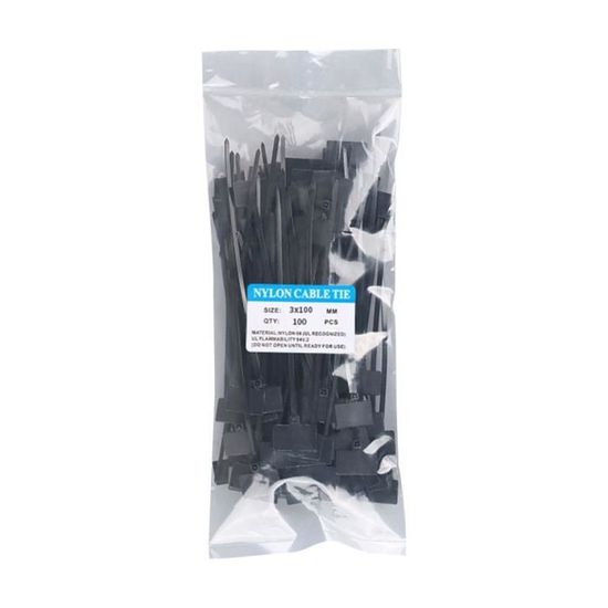 200 Attaches étiquettes Vêtements - Corde Polyester 10cm, épingle Métal, Noir Doré - Pour étiquettes Swing, Cadeaux, Bricolage
