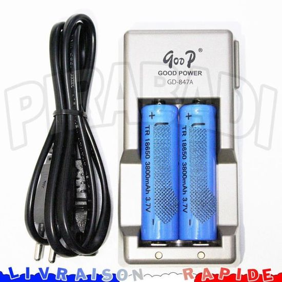 Chargeur De Piles Rechargeables AA/AAA LCD 4 Slots Chargeur De Piles