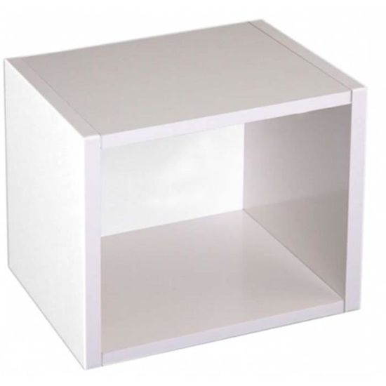 Etagere Cube Standregal M73 Coloris Blanc Dim H40 X L34 X P29 Cm