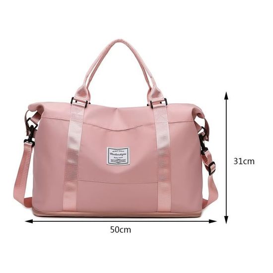 Rose Sac de voyage la mode sac de transport de week end sacs