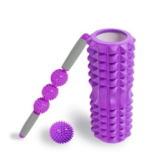 Rouleau De Massage En Mousse – Masseur Portable Pour Muscles Et Articulations, Couleur Rose - 9
