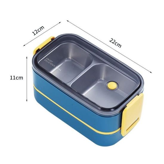 Boîte Repas Isotherme En Acier Inoxydable 304 - Récipient Portable Avec Sac, Pour Déjeuner, Pique-nique