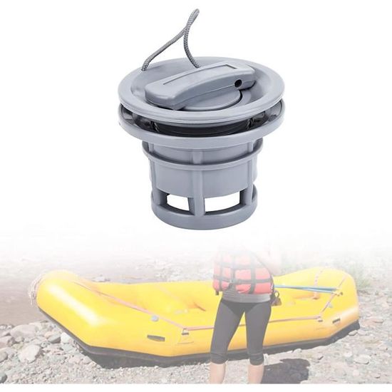 Valve D'air En PVC Pour Bateau Gonflable - Remplacement De Valve Double Joint, Convient Kayak, Canoë, Raft