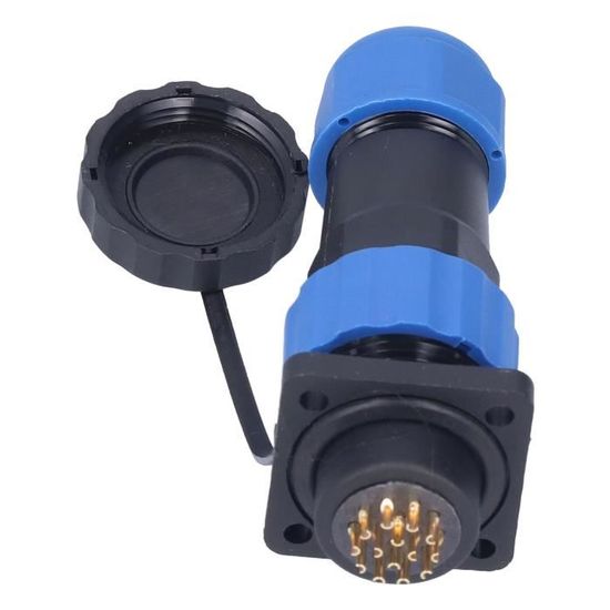 Connecteur Alimentation Étanche LP20 2 Broches - IP67 Pour Panneau Solaire RV, Charge Furrion, Batterie Camping-Car, Ultra Fiable