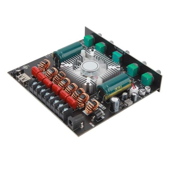 DollaTek TDA7498E Carte Amplificateur Bluetooth 2.1 Canaux 160W X2 + 220W - Caisson Basses