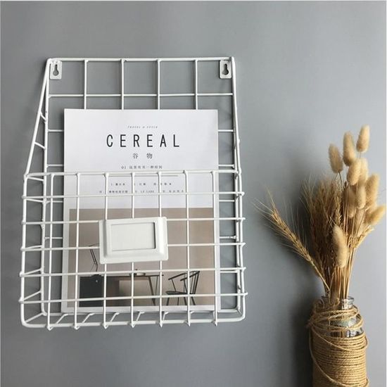 1pc Porte Journaux-Porte Magazine-Porte Revue Metal Pour Le Bureau Et L