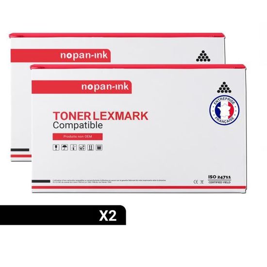NOPAN-INK  Toner LEXMARK compatible 502H Noir