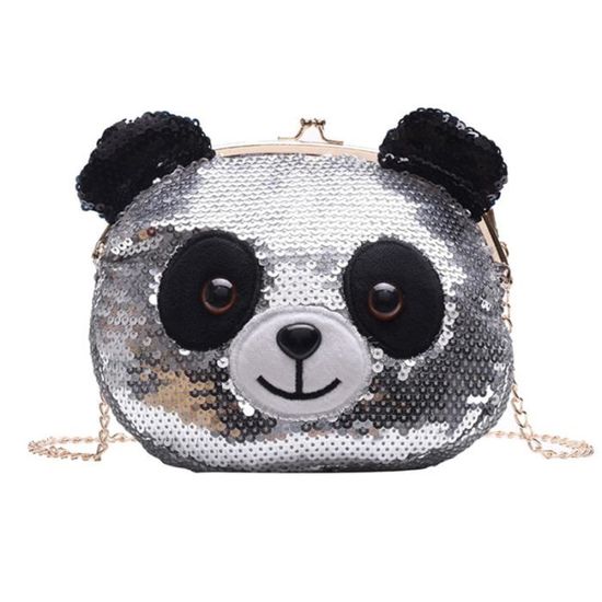 Sac à Main Coquillage Sirène Paillettes - Portefeuille Chaîne - Sac Soirée Rose - Cadeau Femme